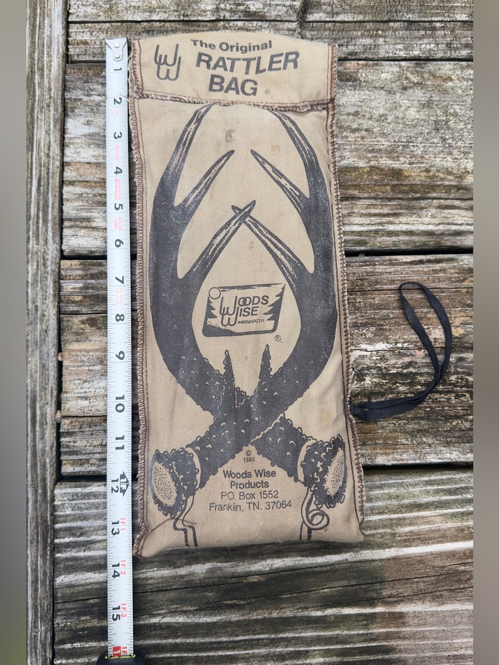 Vintage 1985 Woods Wise Original Rattler Bag